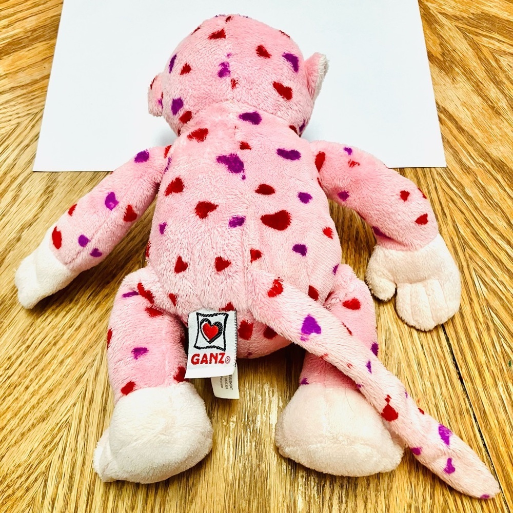 Webkinz Ganz Plush Love Monkey HM343 No Code Valentine’s 9in - Picture 7 of 9